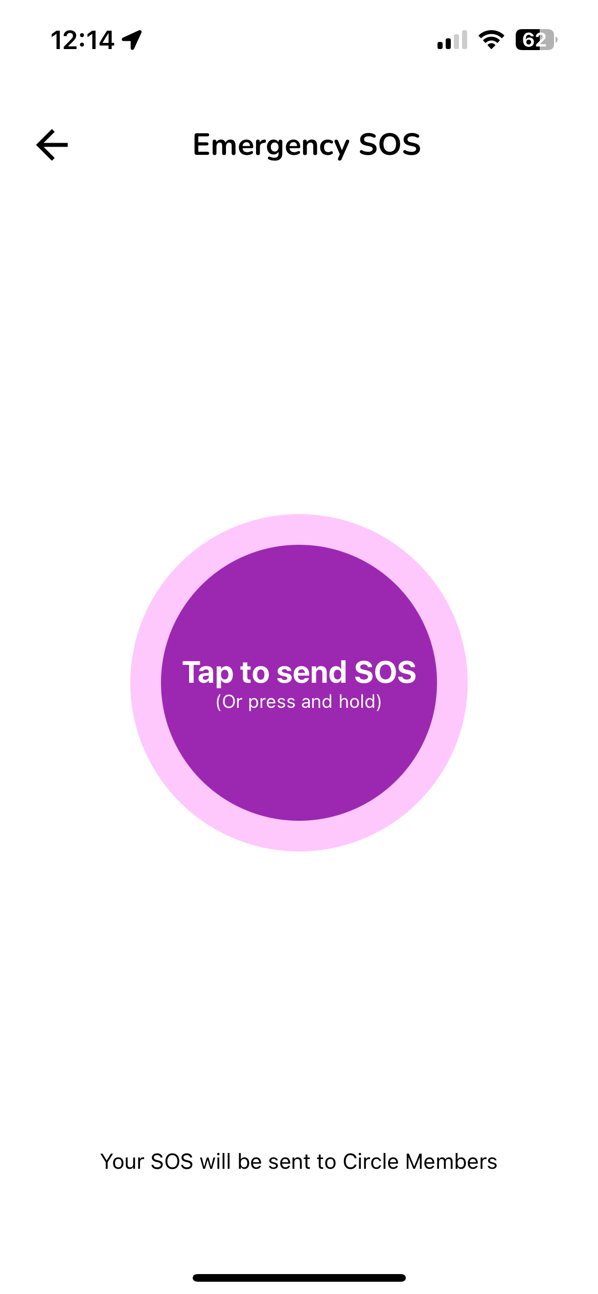 SOS-Warnung senden